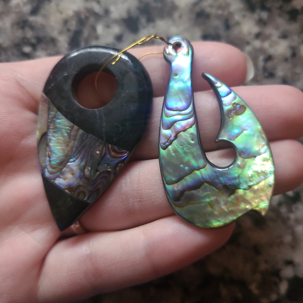 Abalone Shell Pendant Set